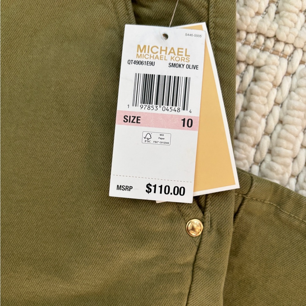 Michael Kors Khaki Green Trousers - Picture 6 of 9